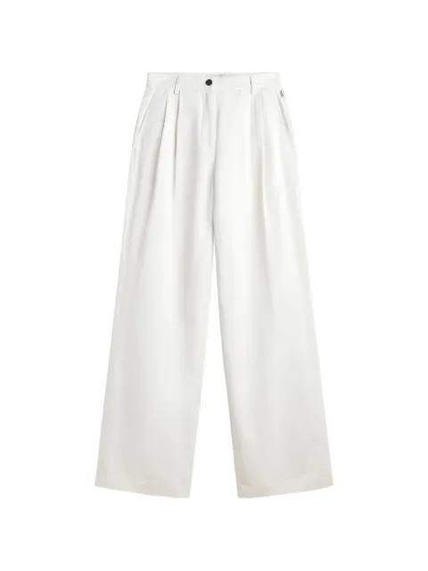 pleated wide-leg trousers by ECOALF