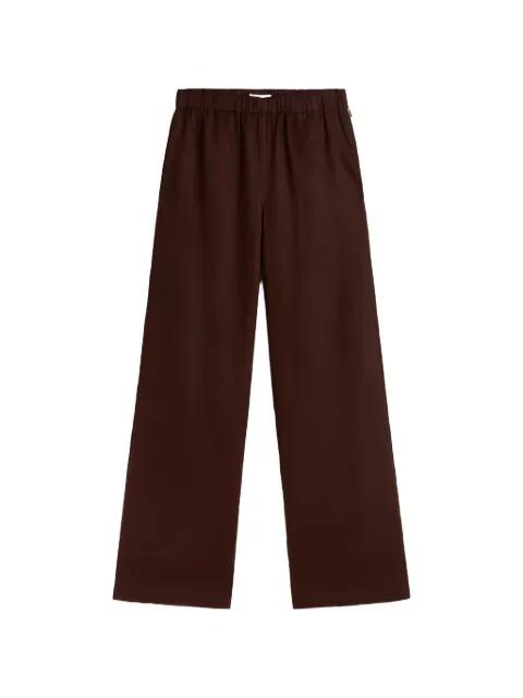 wide-leg elasticated-waistband trousers by ECOALF