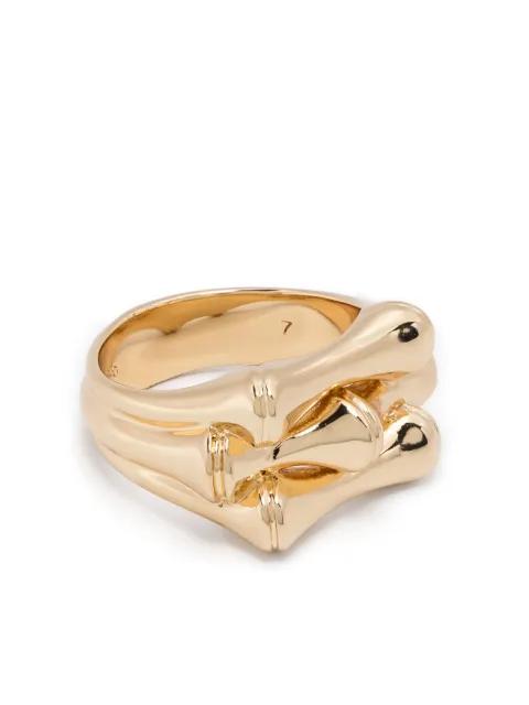 Bambu signet ring by EDDIE BORGO