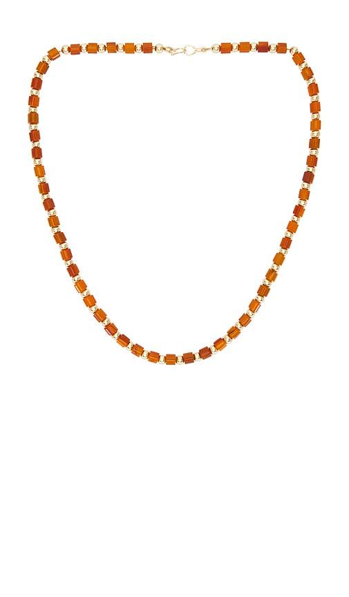 Eddie Borgo Long Marcy Necklace in Red by EDDIE BORGO