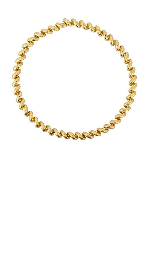Eddie Borgo Torsade Necklace in Metallic Gold by EDDIE BORGO