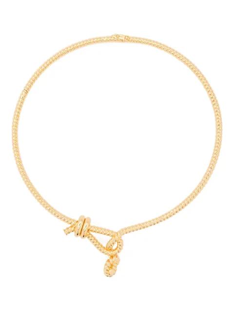 knotted rope necklace by EDDIE BORGO