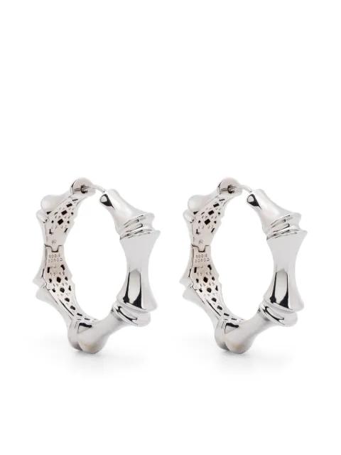 large Bambu hoop earrings by EDDIE BORGO