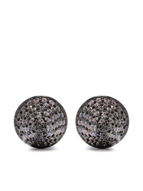pavé cone stud earrings by EDDIE BORGO