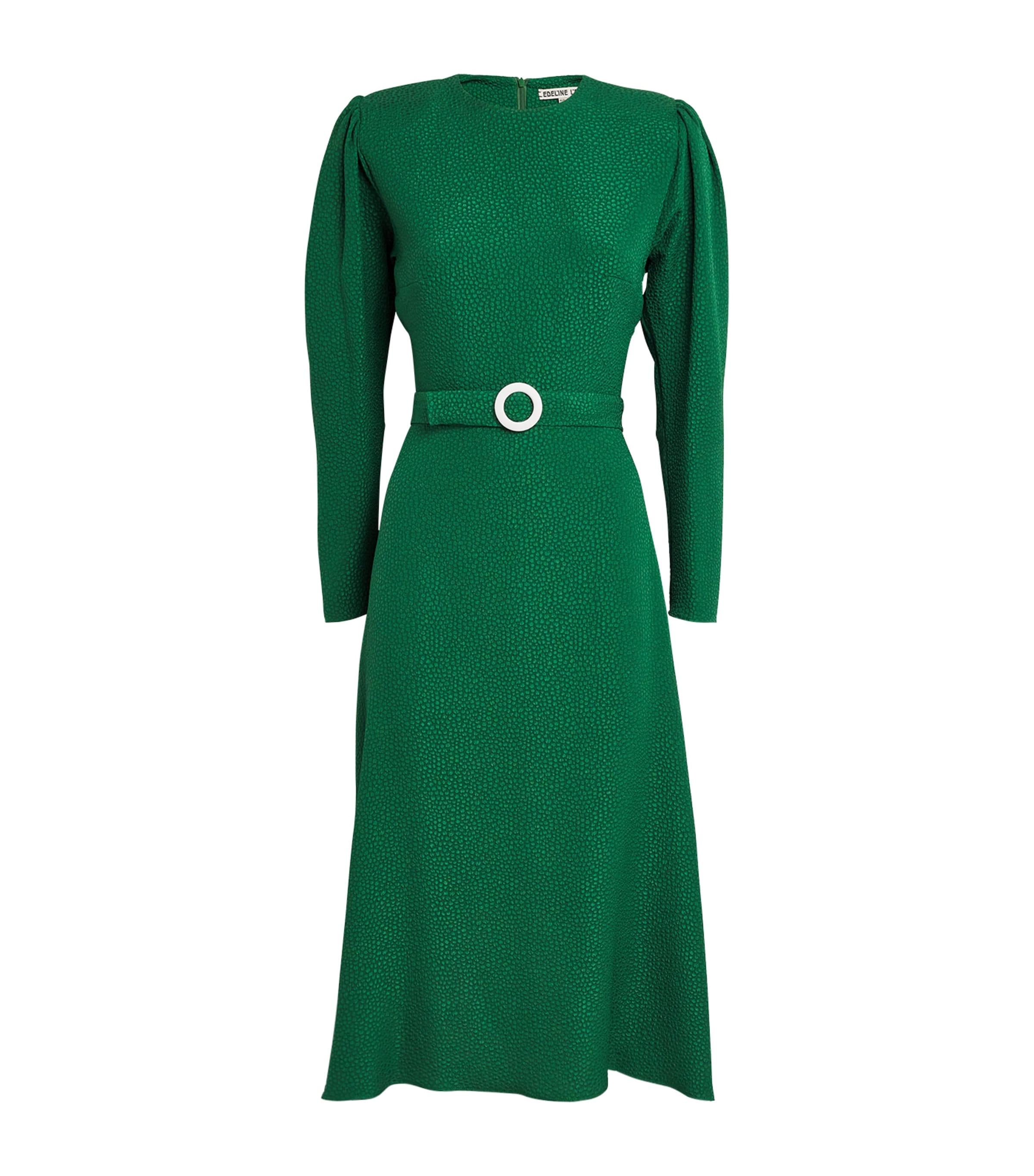 Bubble Jacquard Diana Midi Dress by EDELINE LEE