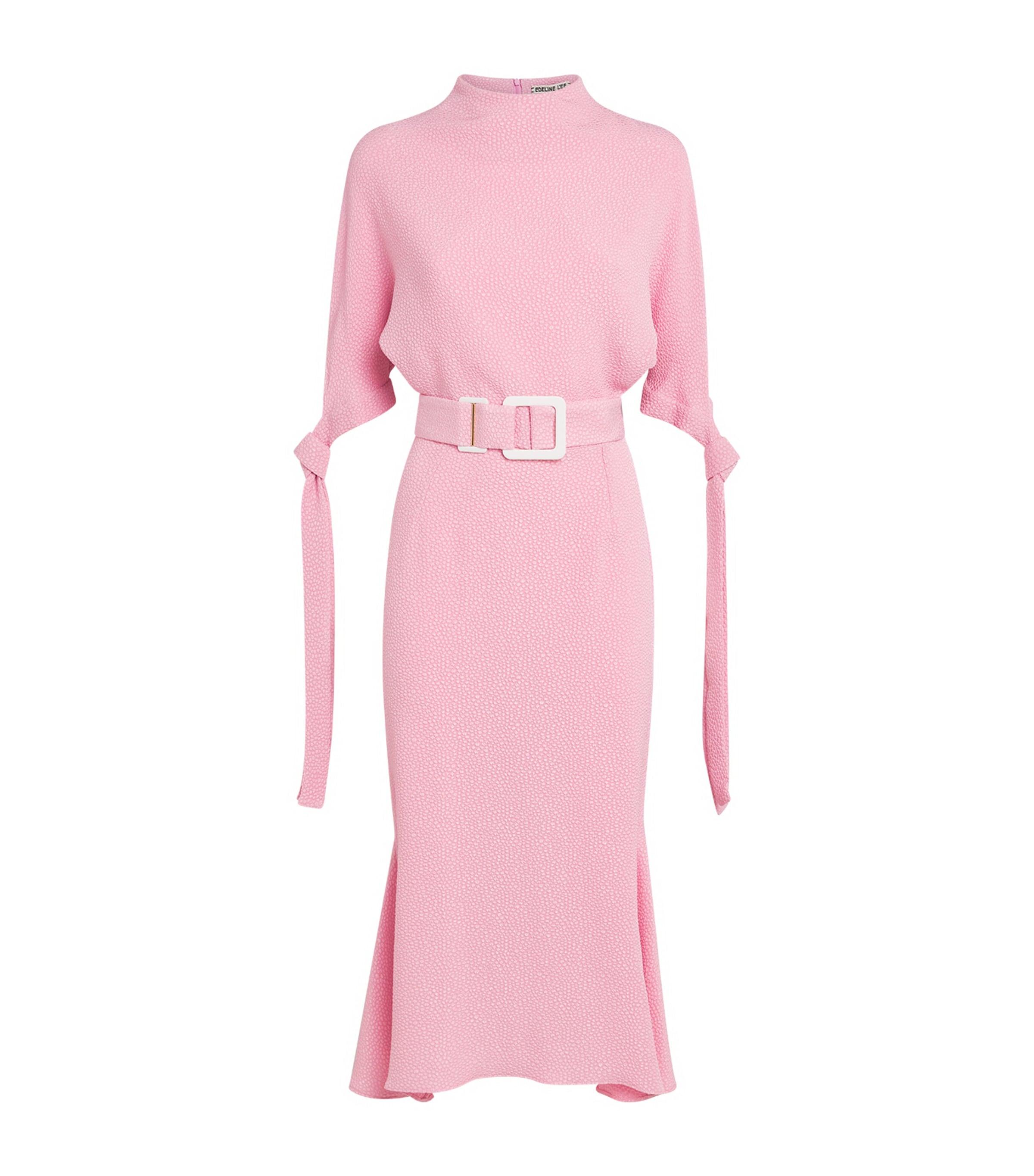 Bubble Jacquard Pedernal Midi Dress by EDELINE LEE
