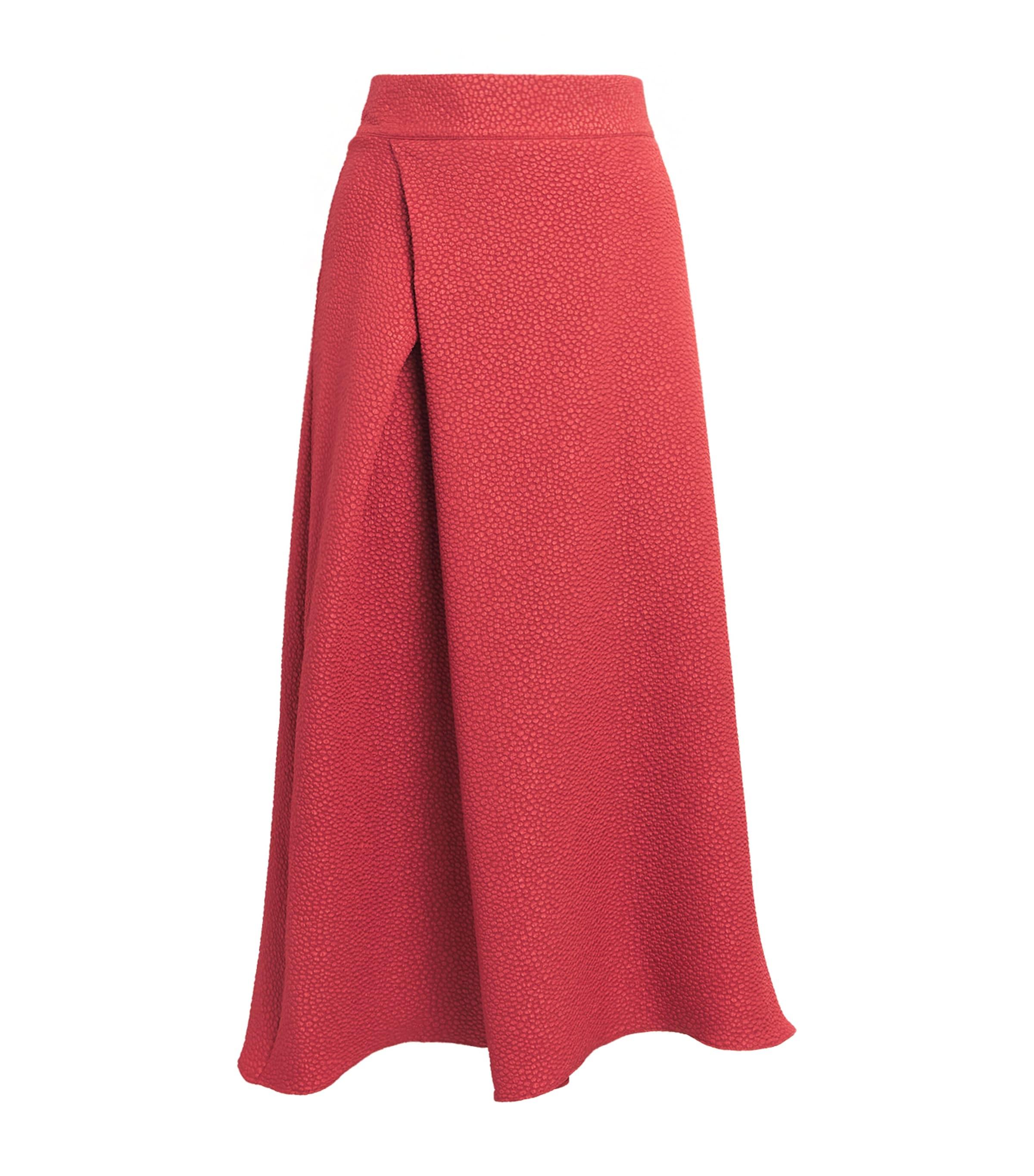 Edeline Lee Jacquard Plait Midi Skirt by EDELINE LEE