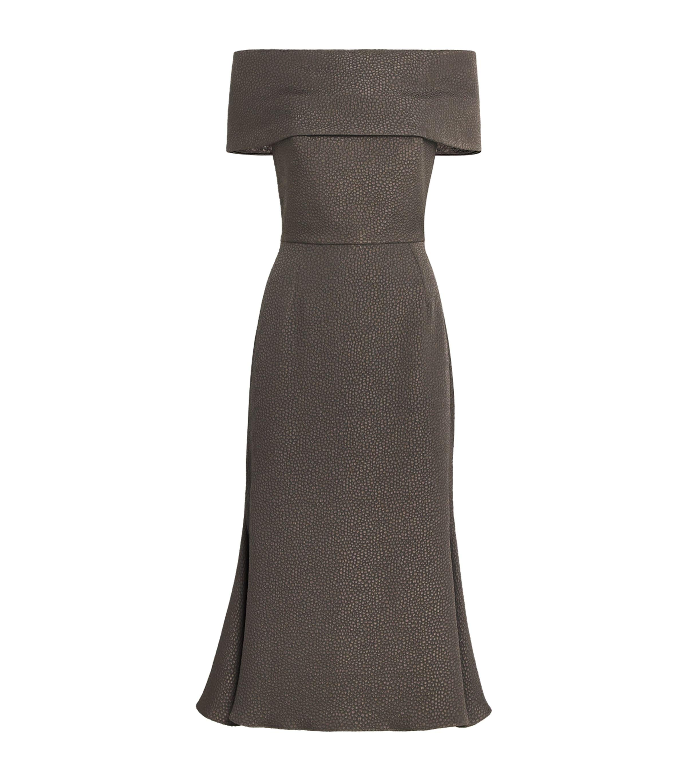 Edeline Lee Jacquard Playtime Midi Dress by EDELINE LEE