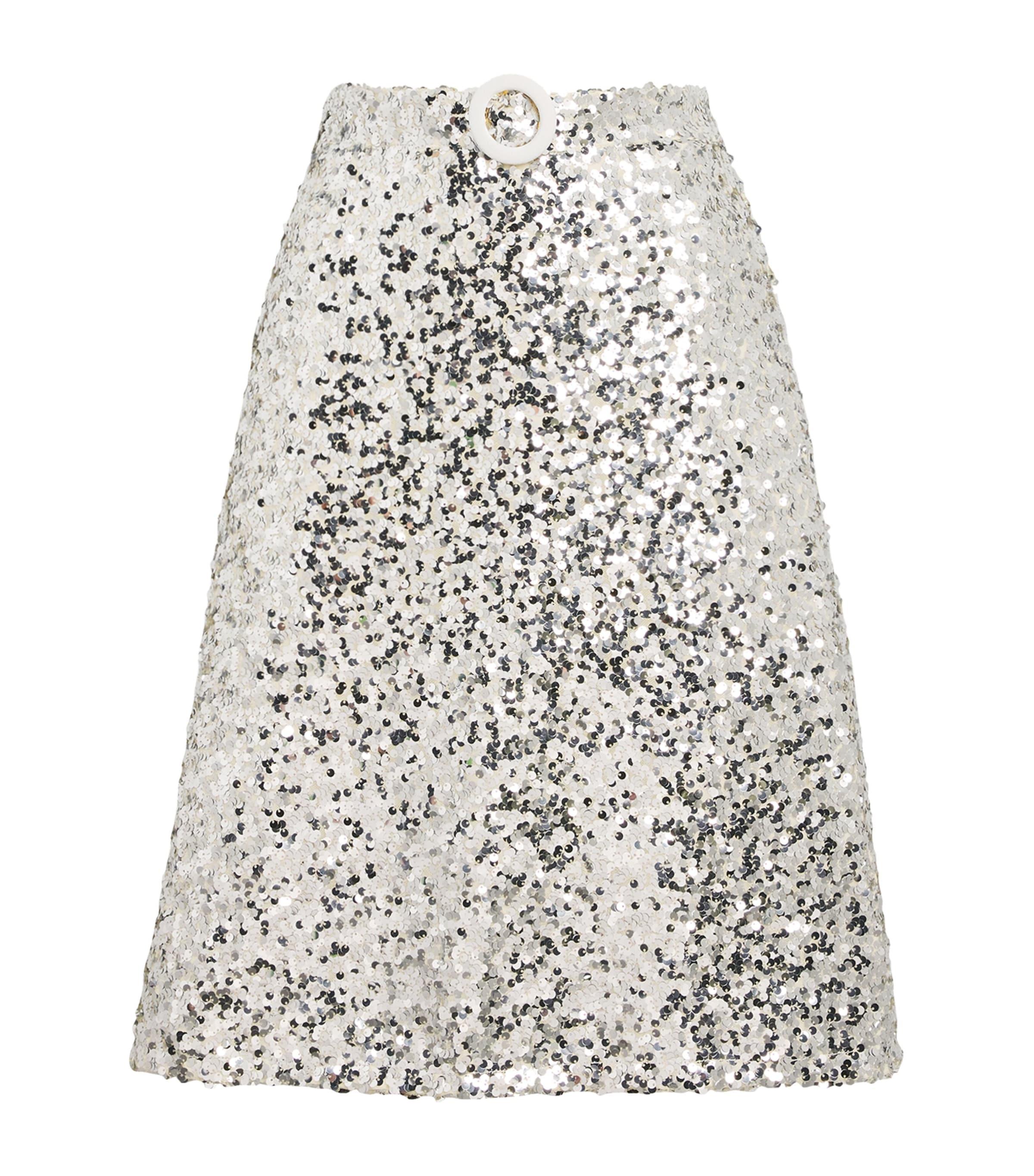 Edeline Lee Sequin Crusader Midi Skirt by EDELINE LEE