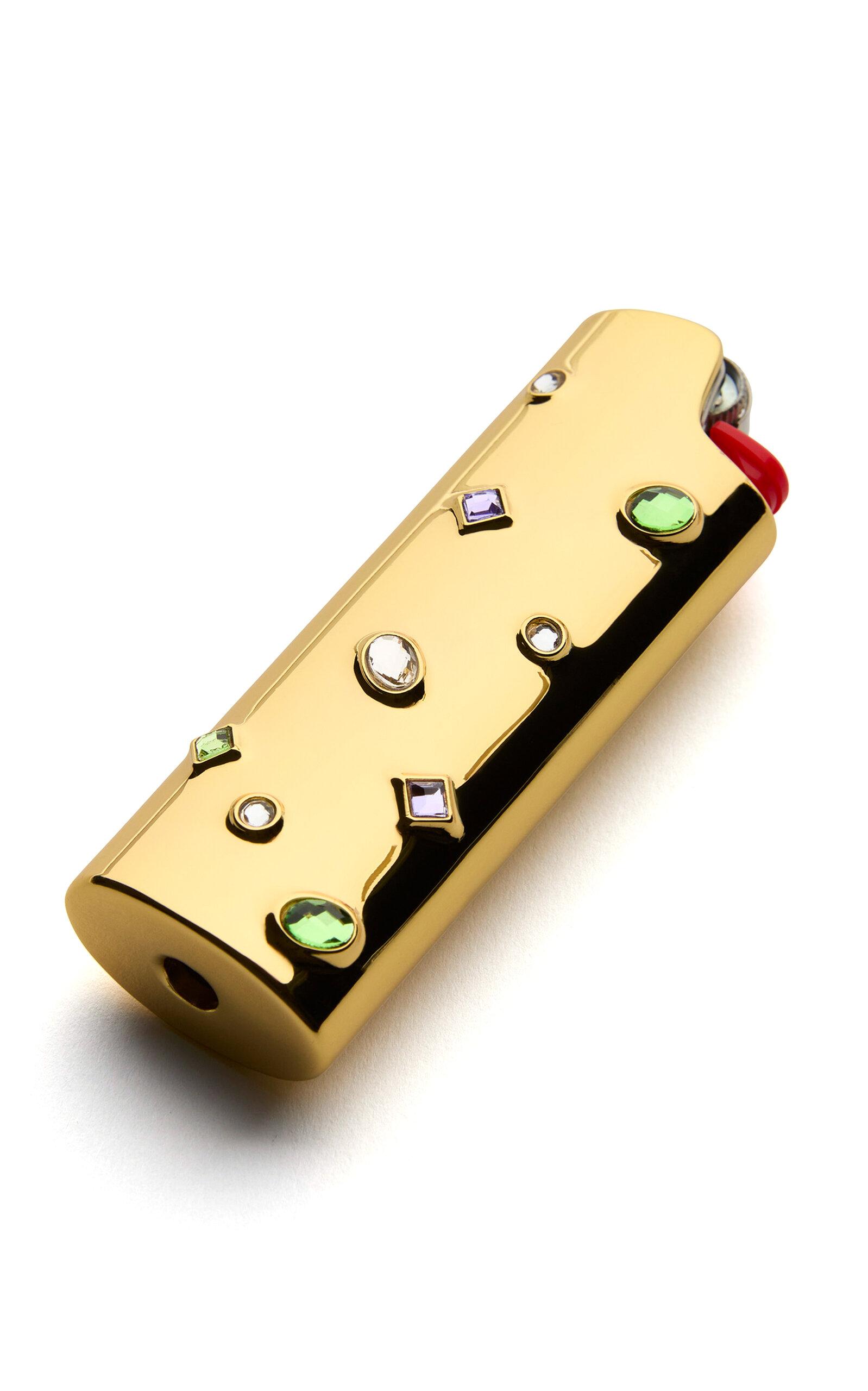 Edie Parker - Little Gems Embellished Lighter Case - Gold - Moda Operandi by EDIE PARKER