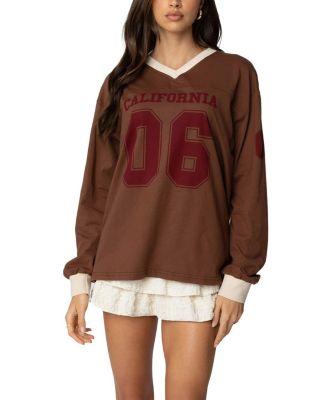 06 Oversized Long Sleeve T-Shirt by EDIKTED