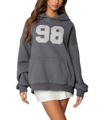 98 Oversized Hoodie by EDIKTED
