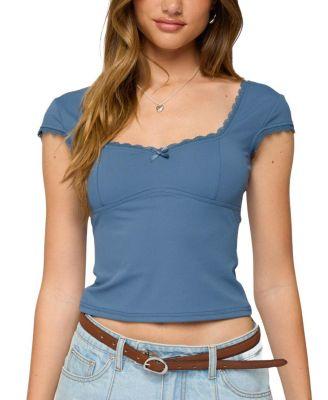 Adela Square Neck Top by EDIKTED