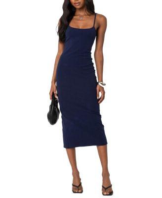 Air Back Slitted Midi Dress by EDIKTED