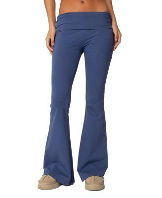 Aiyana Fold Over Flared Leggings by EDIKTED