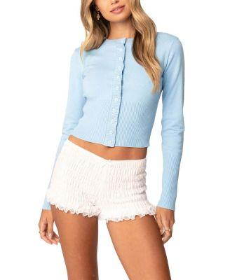 Alaina Button Front Cardigan by EDIKTED