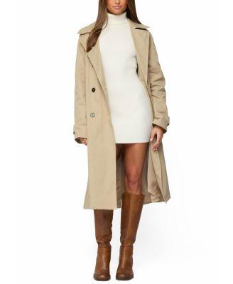Amur Maxi Trench Coat by EDIKTED