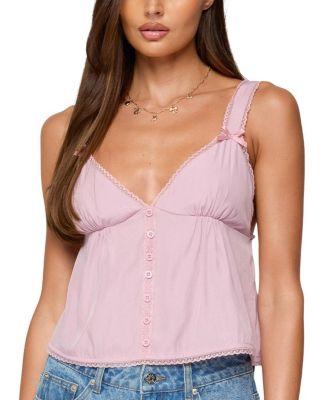 Andea Babydoll Tank Top by EDIKTED