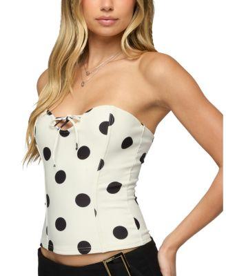 Antonelle Polka Dot Corset by EDIKTED