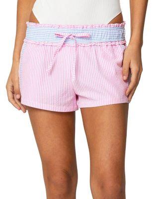 Baylee Contrast Striped Shorts by EDIKTED