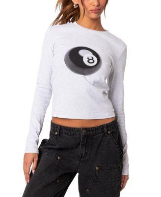 Billiard Long Sleeve Tee by EDIKTED