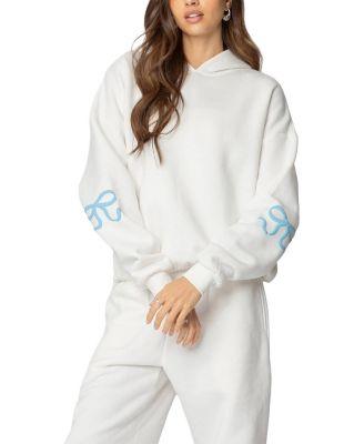 Bonney Bow Detail Hoodie by EDIKTED