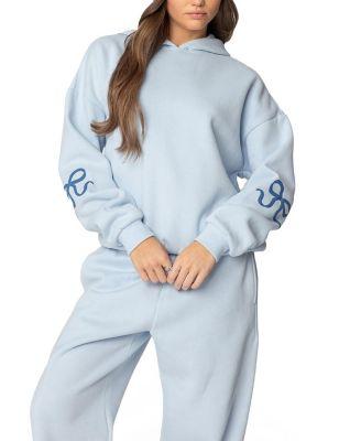 Bonney Bow Detail Hoodie by EDIKTED
