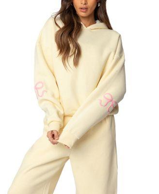 Bonney Bow Detail Hoodie by EDIKTED