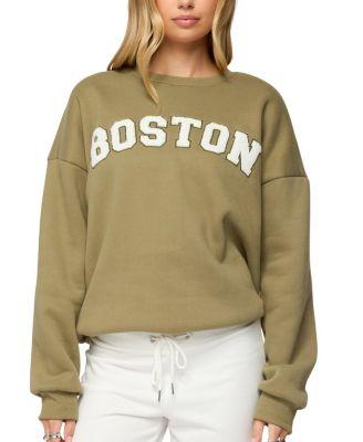 Boston Girl Sweatshirt by EDIKTED