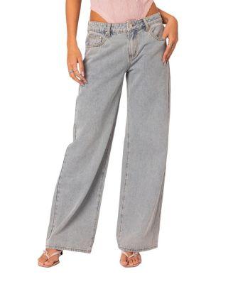 Bow Pocket Relaxed Jeans by EDIKTED