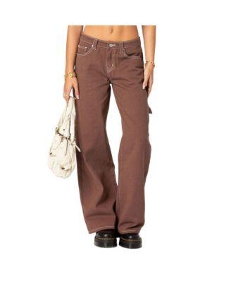 Brenda low rise carpenter jeans by EDIKTED