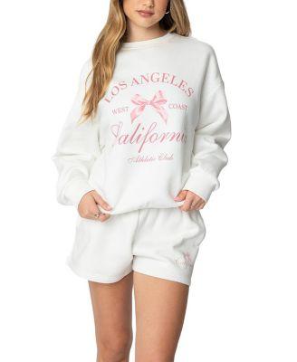Cali Bow Sweatshirt by EDIKTED
