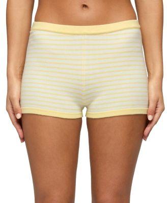 Camil Striped Knit Shorts by EDIKTED
