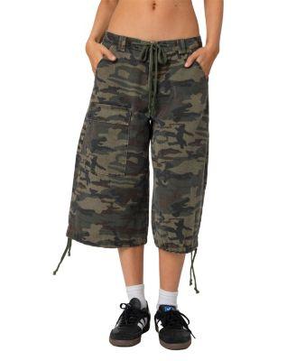 Camo Cargo Bermuda Shorts by EDIKTED