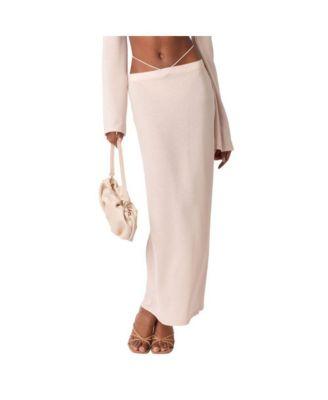 Celeste Low Rise Strap Maxi Skirt by EDIKTED