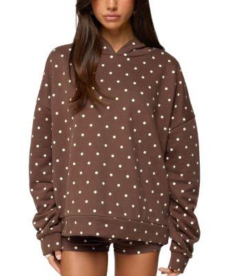 Chelsie Polka Dot Hoodie by EDIKTED