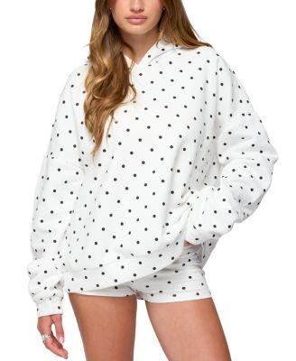 Chelsie Polka Dot Hoodie by EDIKTED