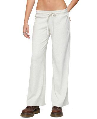Cicilia Straight Leg Ribbed Pants by EDIKTED