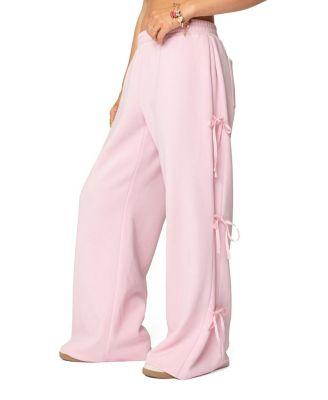 Claudette Baggy Ribbon Sweatpants by EDIKTED