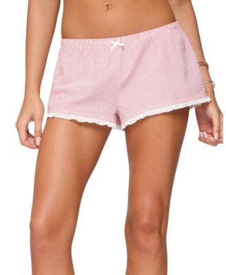 Danna Pinstripe Shorts by EDIKTED