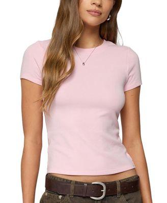 Daphney Ribbed T Shirt by EDIKTED