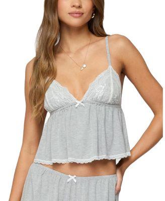 Diara Lacey Babydoll Tank Top by EDIKTED