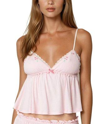 Dream Babydoll Waffle Tank Top by EDIKTED