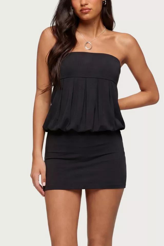 Edikted Alannah Backless Strapless Mini Dress by EDIKTED