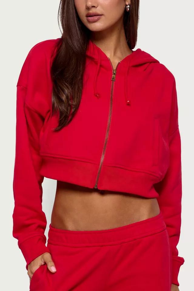 Edikted Byrdi Zip Up Hoodie by EDIKTED