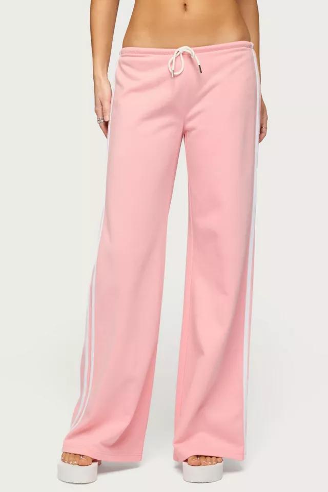 Edikted Cammile Contrast Stripe Sweatpants by EDIKTED
