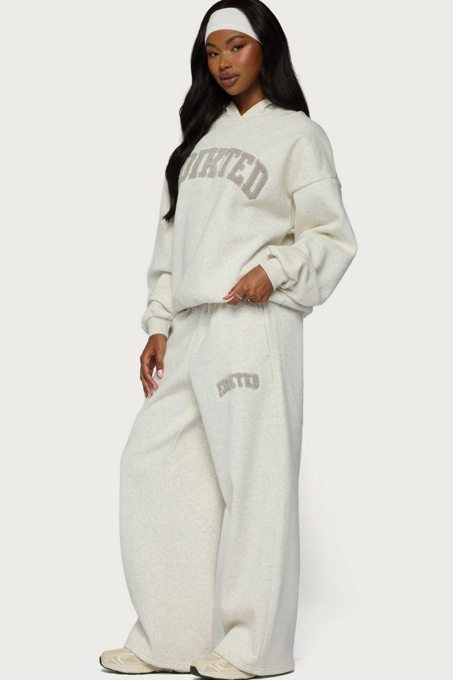 Edikted Edikted To You Wide Leg Sweatpants by EDIKTED