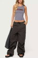 Edikted Emzi Baggy Cotton Cargo Pants by EDIKTED Edikted Emzi Baggy Cotton Cargo Pants by EDIKTED