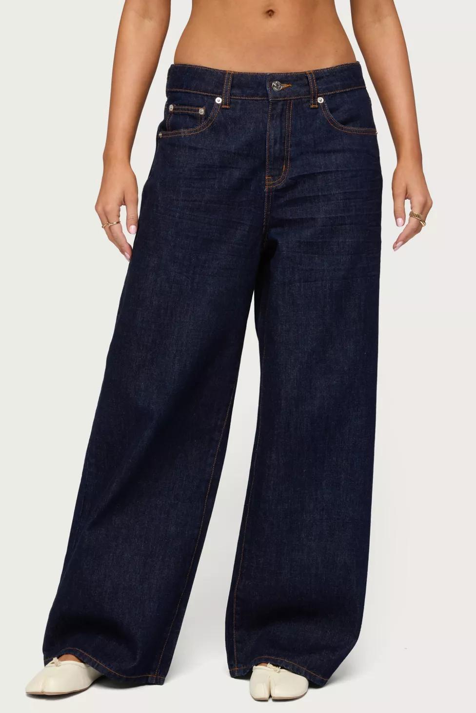 Edikted Juanita Low Rise Baggy Jean by EDIKTED