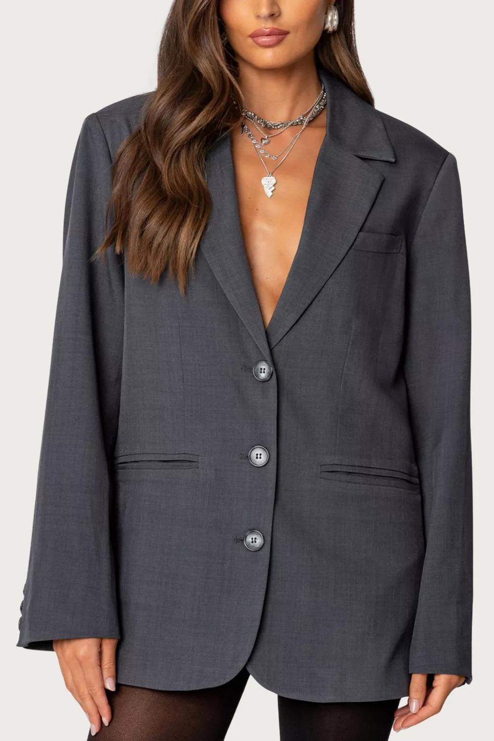 Edikted Kourtney Oversized Blazer by EDIKTED